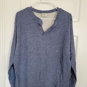 LL Bean blue long sleeve